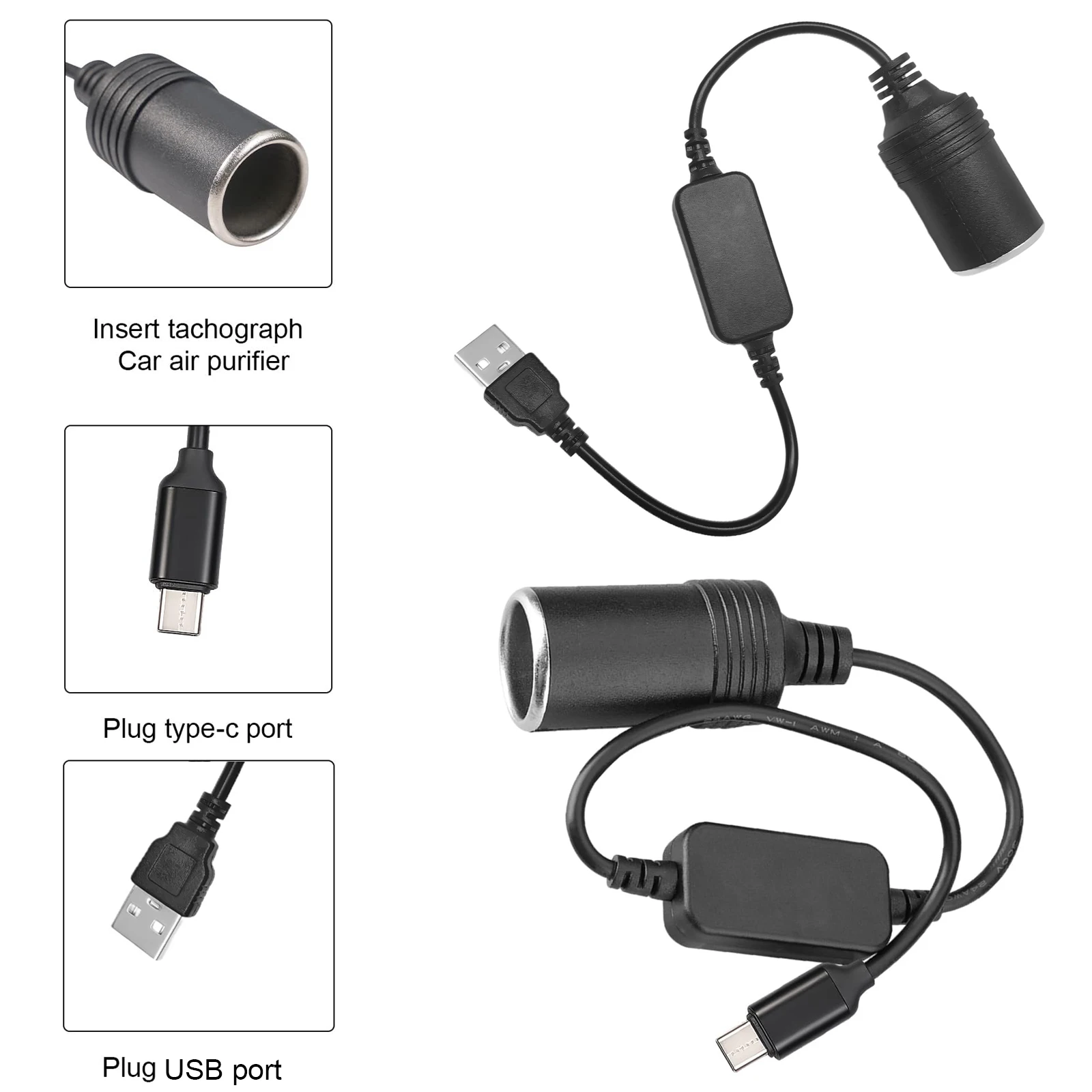 Vape Accessory - Adapter USB typu C (męski) na