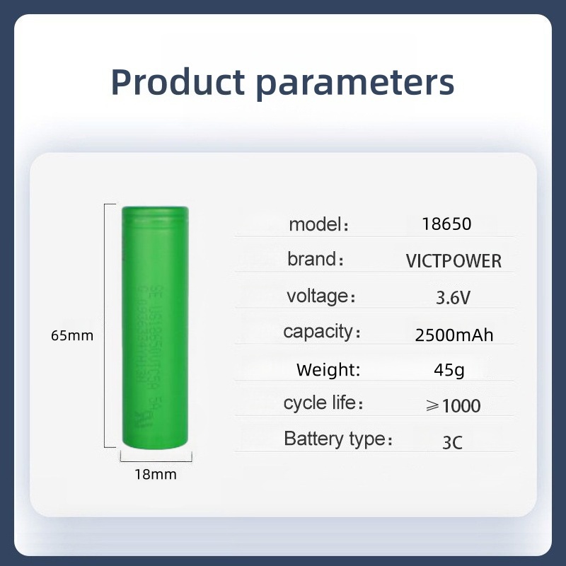 Vape Battery 18650 - Oryginalne akumulatory Victpower 18650 o wysokiej