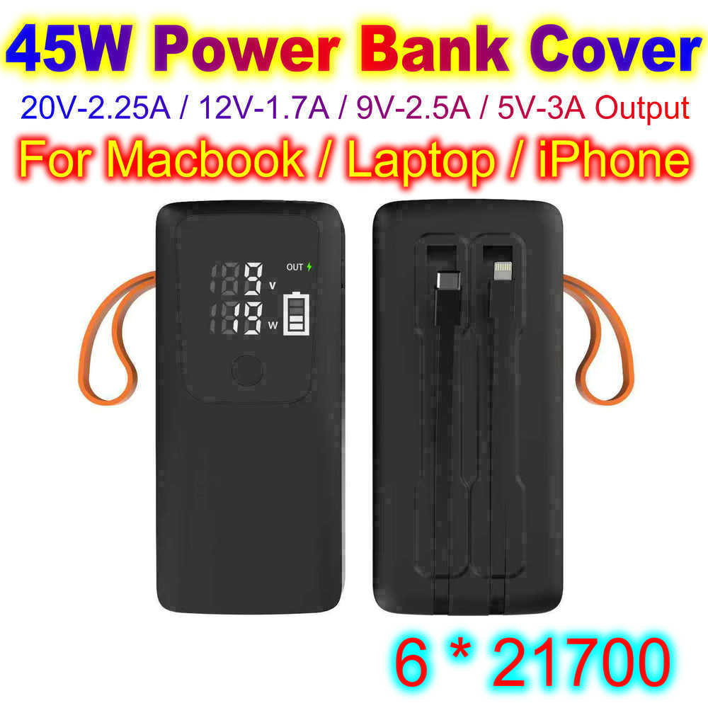 Battery Case Storage - Obudowa powerbanku 45W na baterie 21700
