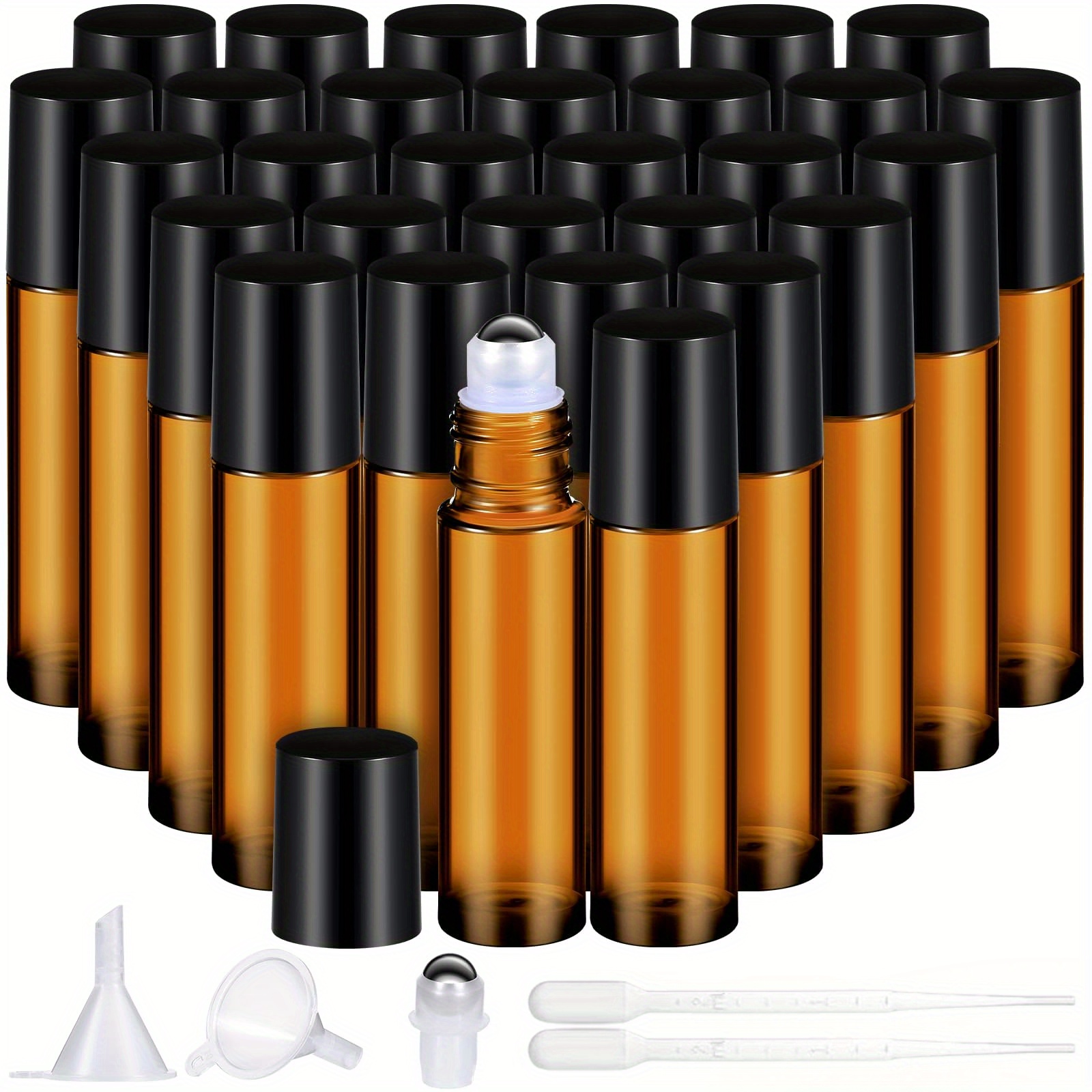 Juice Bottle Dropper - 8/30 szt. Szklana butelka roll-on 10ml