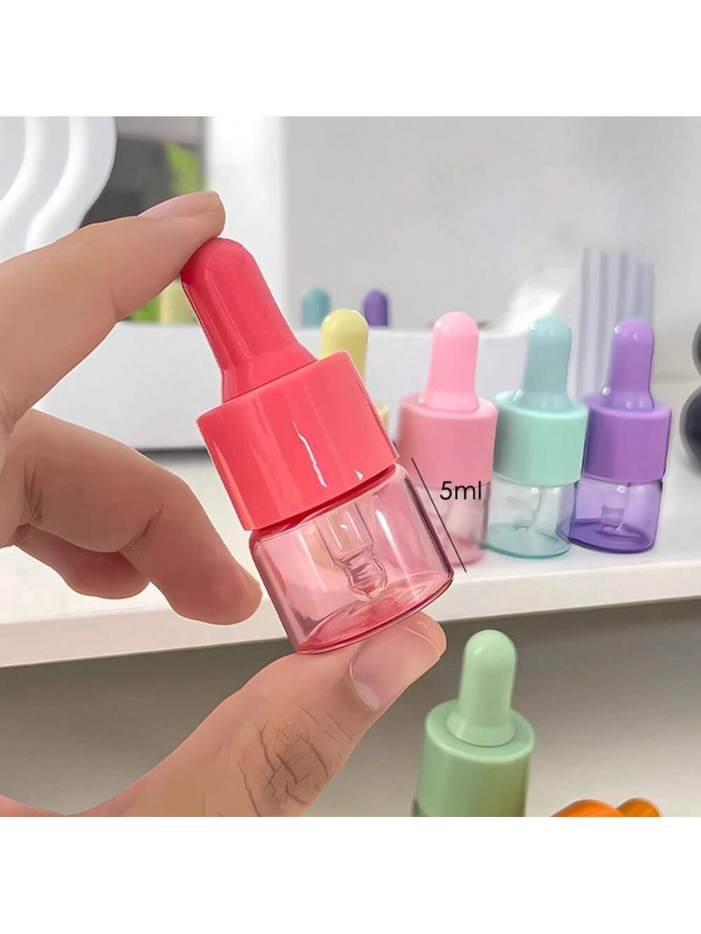 5 szt. 5ml 10ml Kolorowe Szkla – Juice Bottle Dropper recenzja i cena