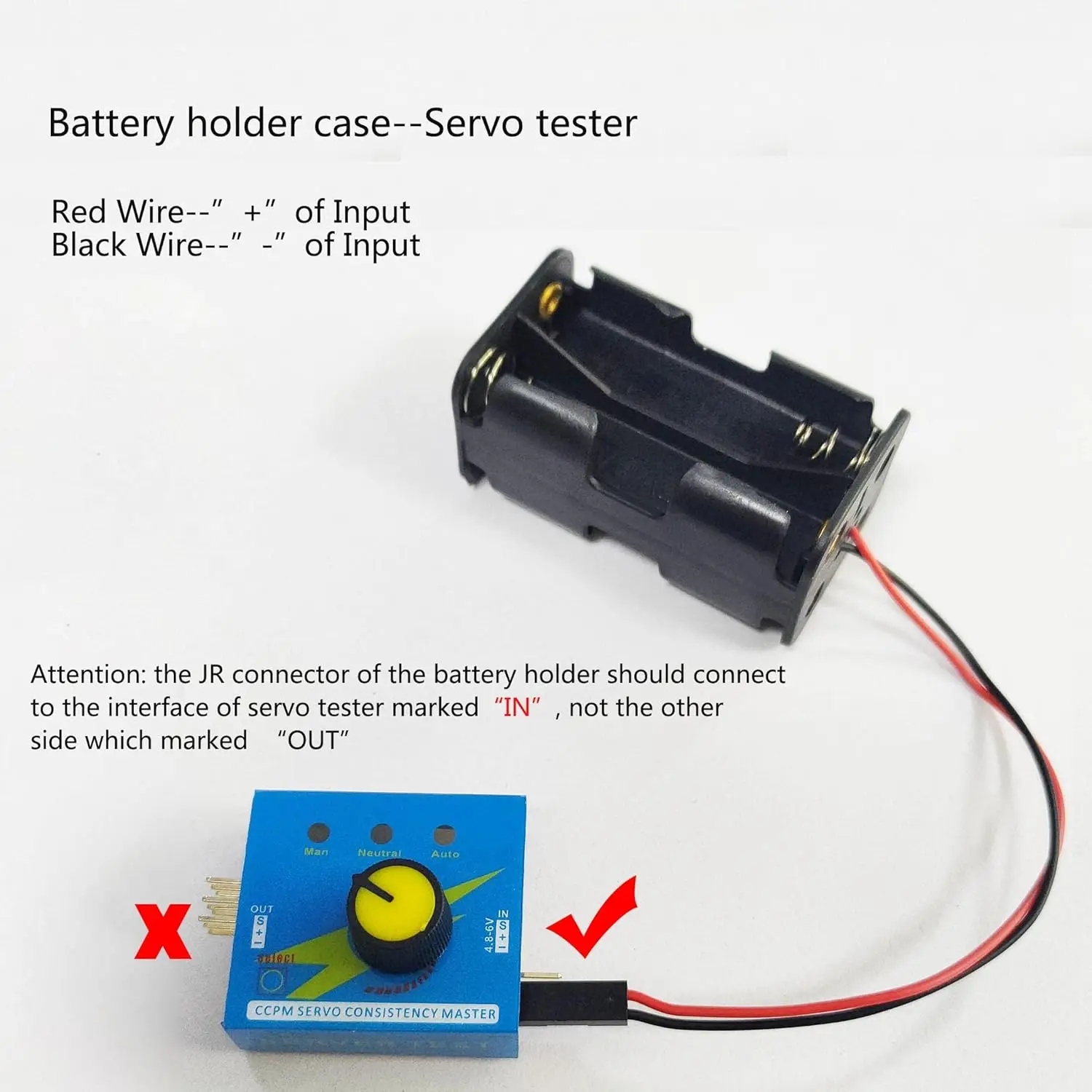 Tester Serwo 3CH Cyfrowy Kontr – Battery Case Storage recenzja i cena