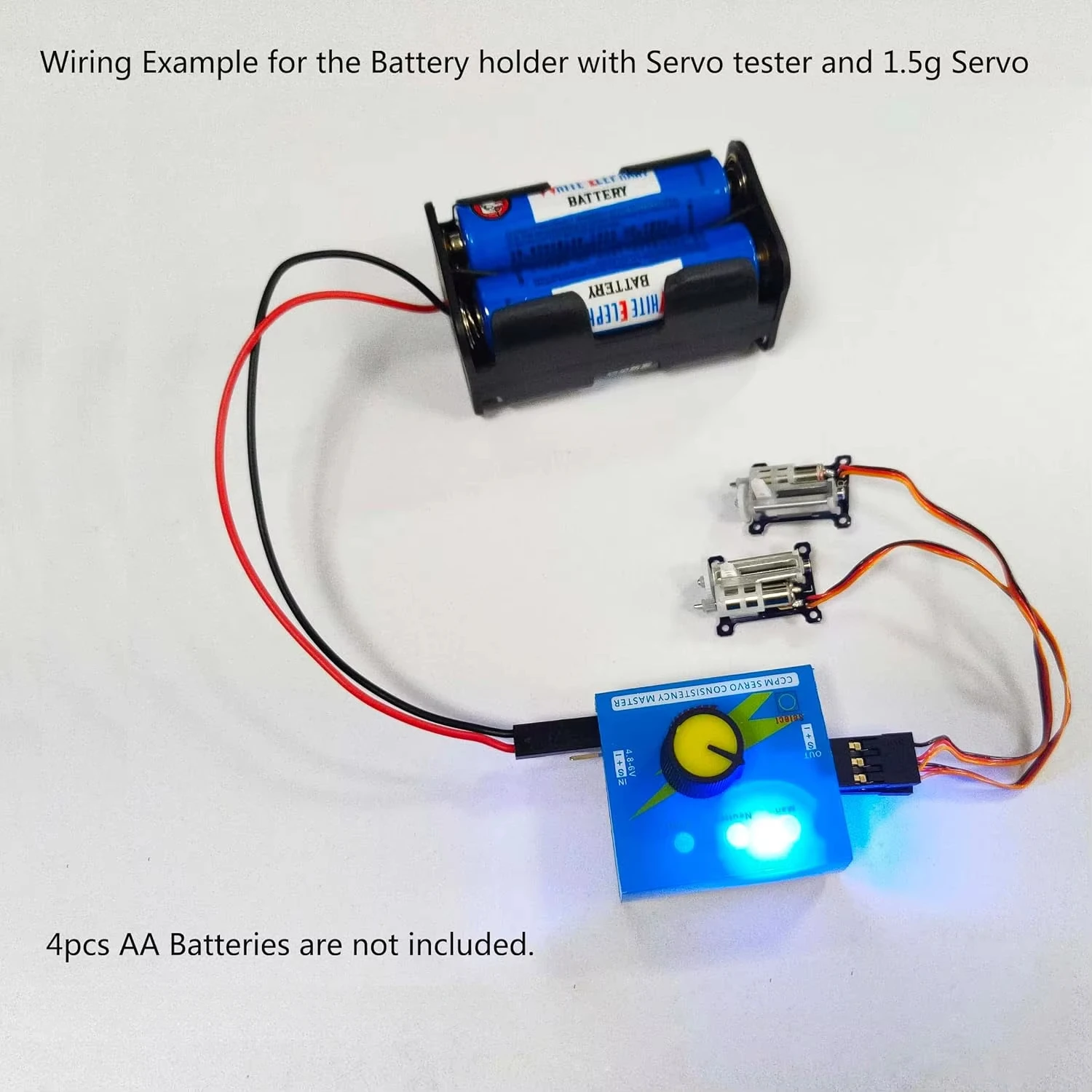 Tester Serwo 3CH Cyfrowy Kontr – Battery Case Storage recenzja i cena