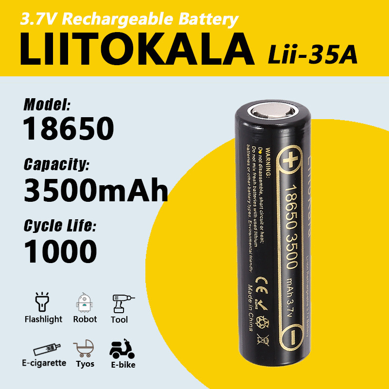 2-10 szt. LiitoKala Lii-35A 18 – Vape Battery 18650 recenzja i cena