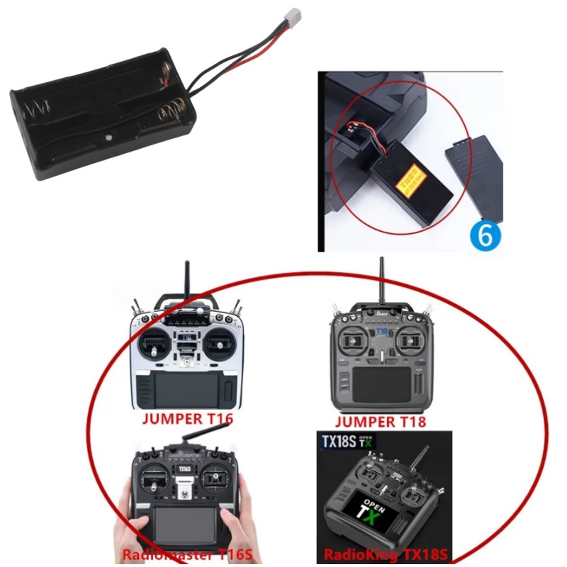 RadioMaster TX16S 2S 18650 Obu – Battery Case Storage recenzja i cena