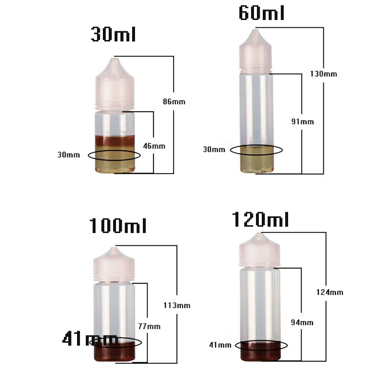 5szt 30ml/60ml/100ml/120ml Pla – Juice Bottle Dropper recenzja i cena