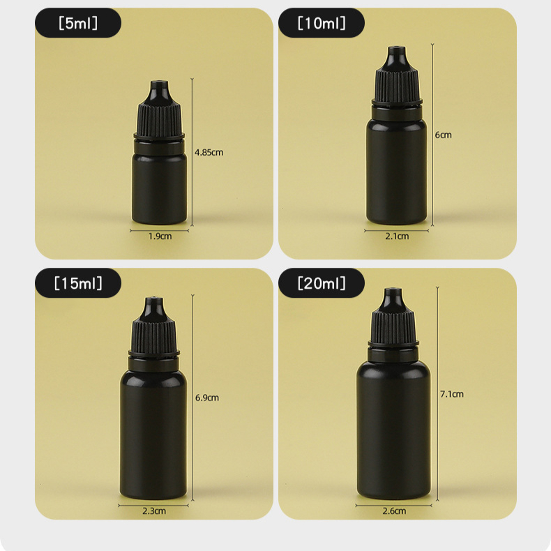 5 sztuk 5-20 ml czarna plastik – Juice Bottle Dropper recenzja i cena