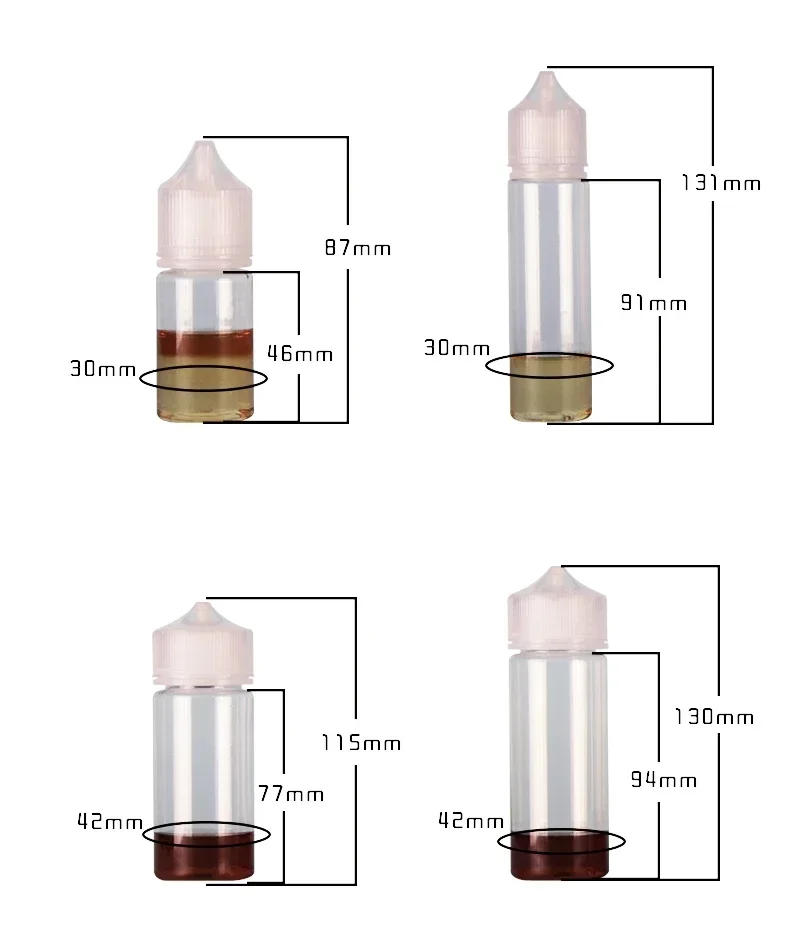 5 SZTUK 30ml-120ml Przezroczys – Juice Bottle Dropper recenzja i cena