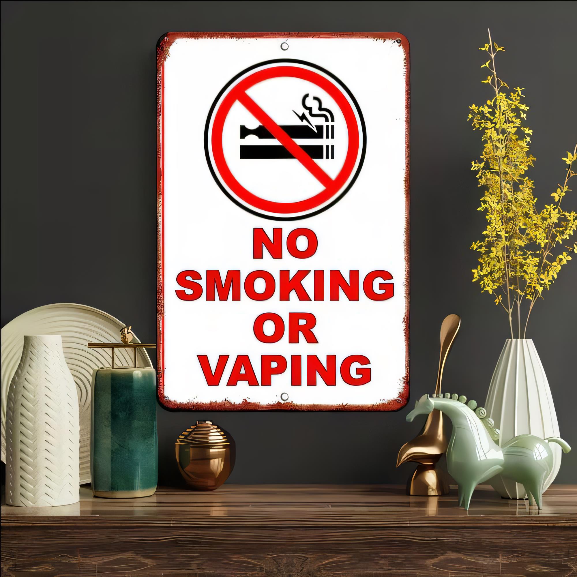 Tabliczka Metalowa Z Zakazem P – Vape Decoration recenzja i cena