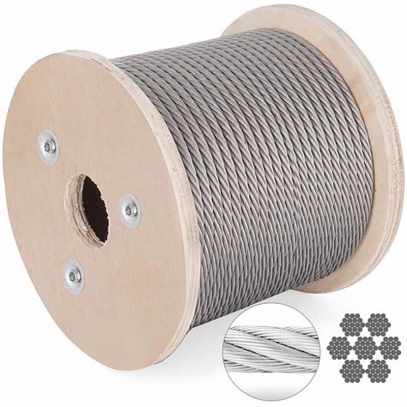 Lina stalowa 7X19 Średnica 3,1 – Stainless Wire Ss316 recenzja i cena