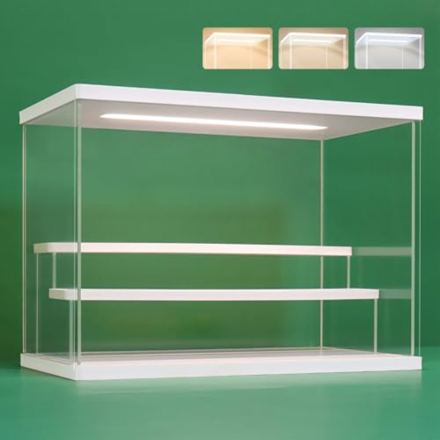 Przezroczysta akrylowa gablota – Battery Case Storage recenzja i cena
